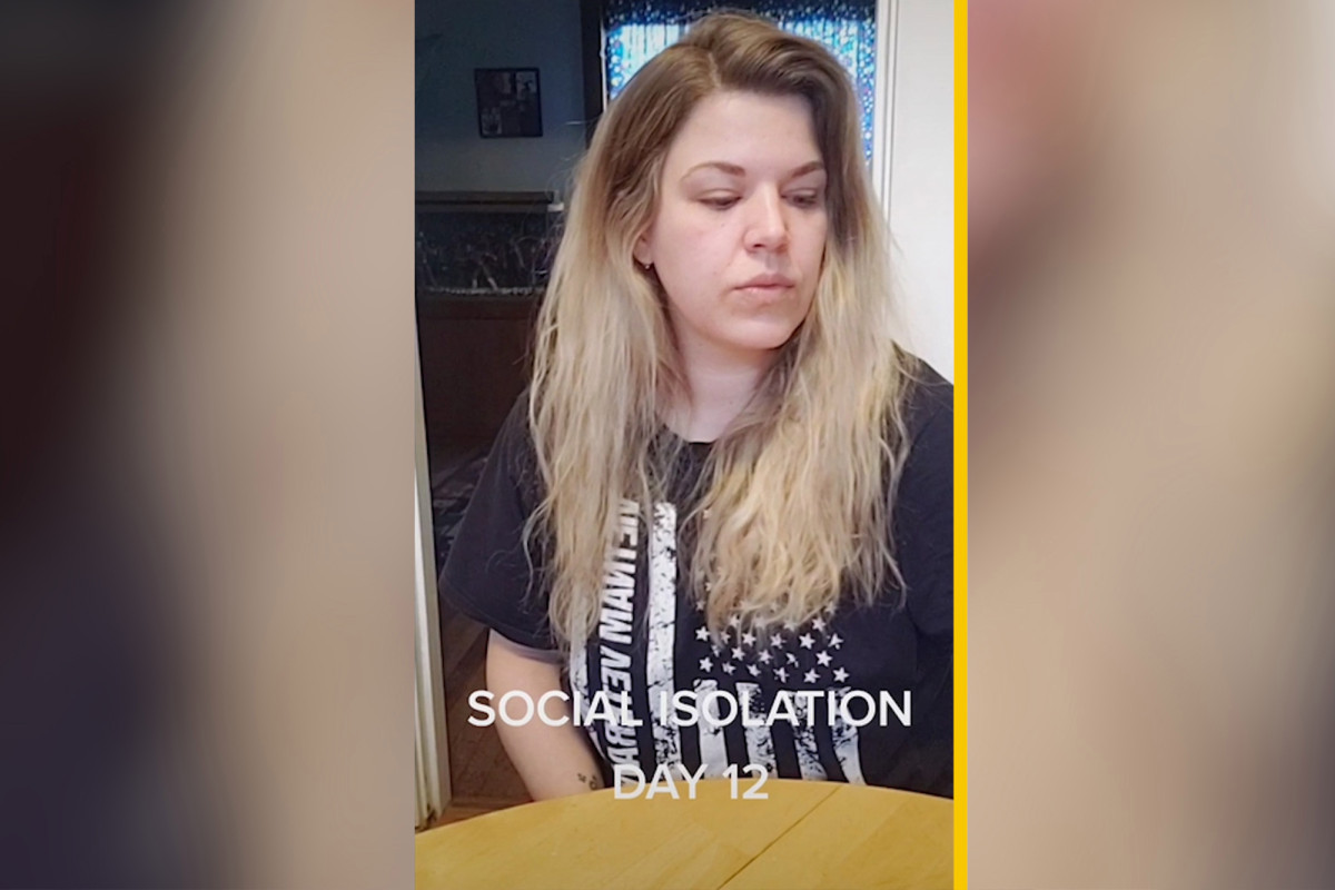 Quarantined mom bangs head against table to ‘Sweet Caroline’ chorus 1