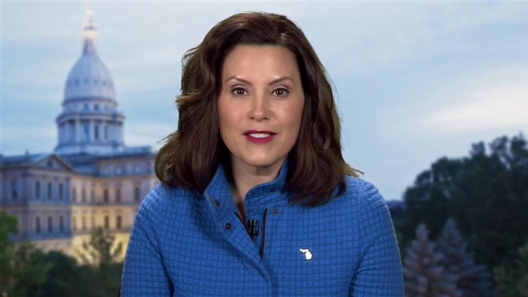'Lock her up!': Anti-Whitmer coronavirus lockdown protestors
swarm Michigan Capitol 1
