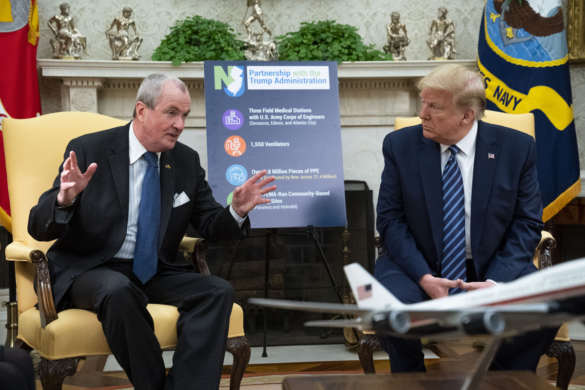 Gov. Murphy praises Trump’s coronavirus response during Oval
Office visit 1