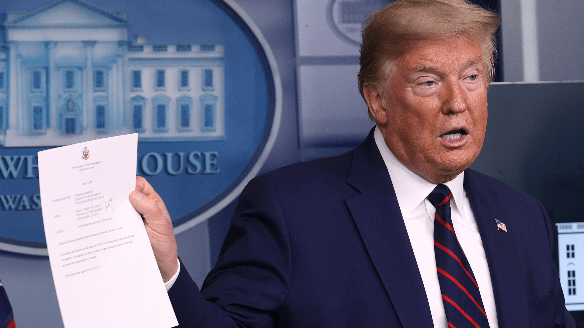 Trump again tests negative for coronavirus 1