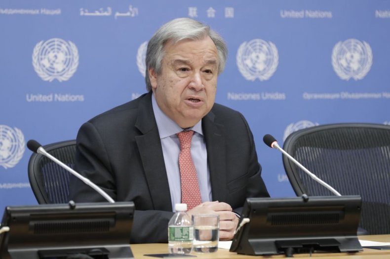U.N. Secretary-General Says Coronavirus Pandemic Is 'Greatest Test' Since Second World War 1