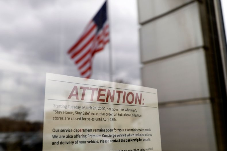 Residents Gridlock Michigan Streets in Protest of Governor
Whitmer's Coronavirus Lockdown Measures 1