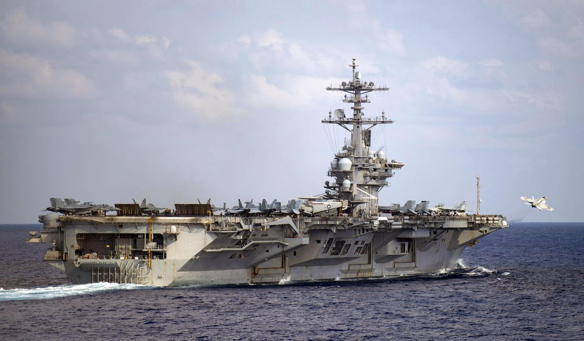 Entire USS Theodore Roosevelt crew has been tested for
COVID-19: Navy 1