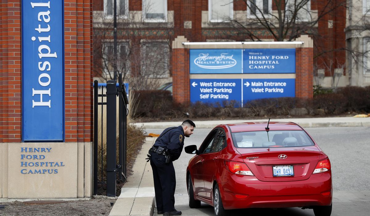 Henry Ford Health System, Detroit-area hospital
organization, says coronavirus cases flattening 1