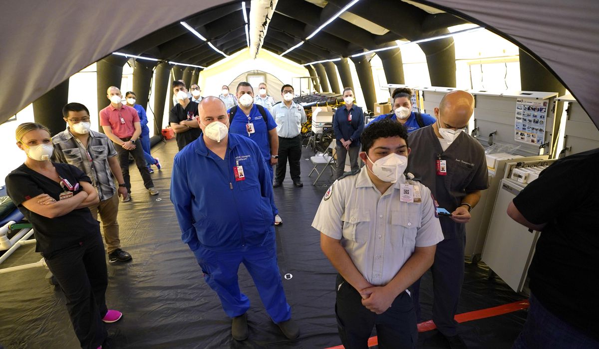 Field hospital built in Houston ahead of COVID-19 surge 1