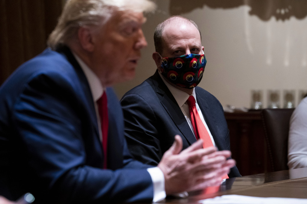 President Trump praises Colorado’s coronavirus response in
meeting with Gov. Jared Polis 1