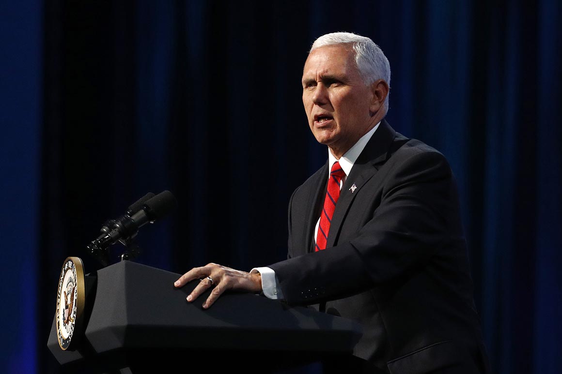 Pence stays away from White House after aide tests positive
for coronavirus 1
