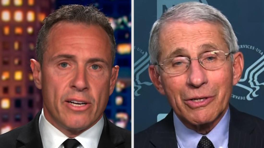 Dr. Fauci weighs in on Cuomo working while having
coronavirus 1