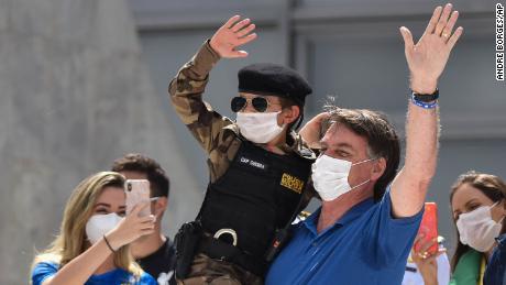 What Bolsonaro said as Brazil's coronavirus cases
climbed 1