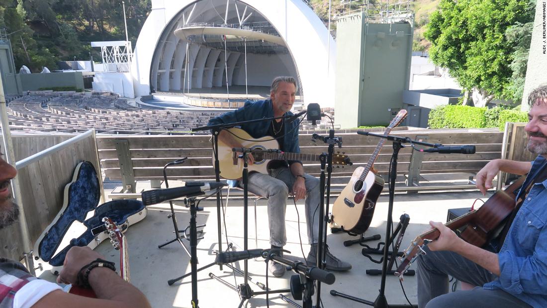 Kenny Loggins performs 'Footloose' at an empty Hollywood
Bowl to raise money for Covid-19 relief 1