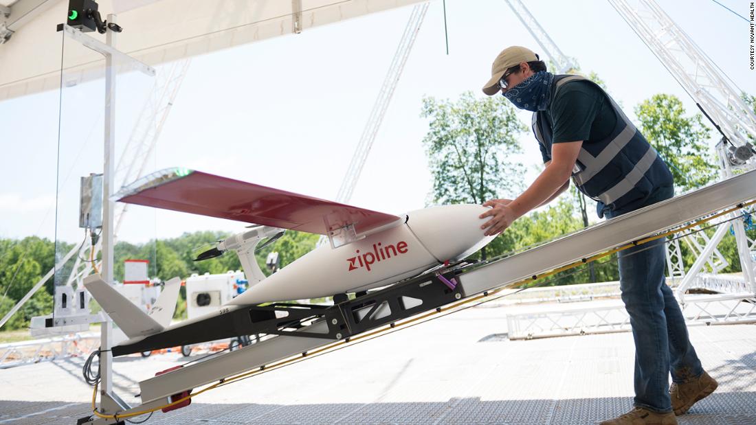 Why this hospital is using drones to deliver Covid-19
supplies 1