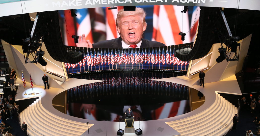 Trump’s Convention Coronation Will Go On, Coronavirus or
Not 1