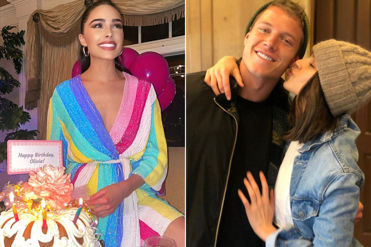 Olivia Culpo has quarantine birthday with Christian
McCaffrey, lots of sequins 1