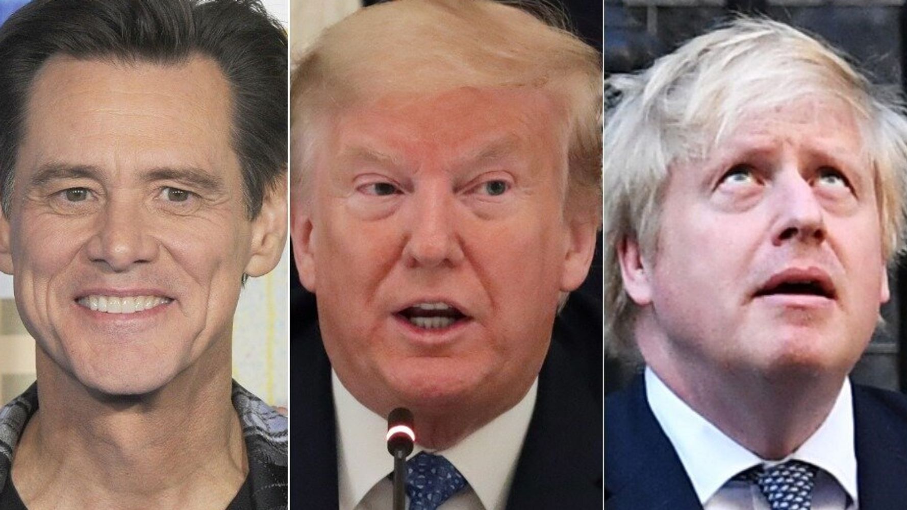 Trump, Boris Johnson Get Chilling Movie Makeover In Jim
Carrey’s Coronavirus Art 1