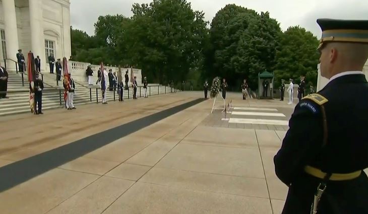 Memorial Day at Arlington National Cemetery During COVID-19
Is Spare and Quiet 1