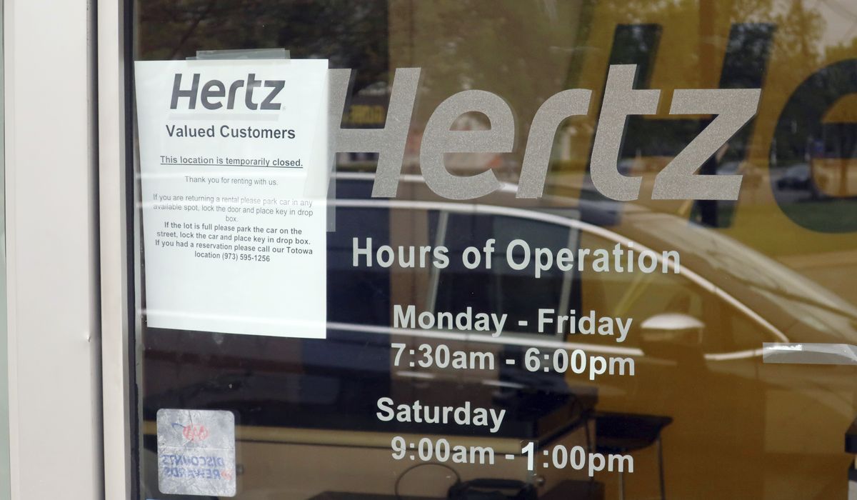 Debt and coronavirus push Hertz into bankruptcy
protection 1
