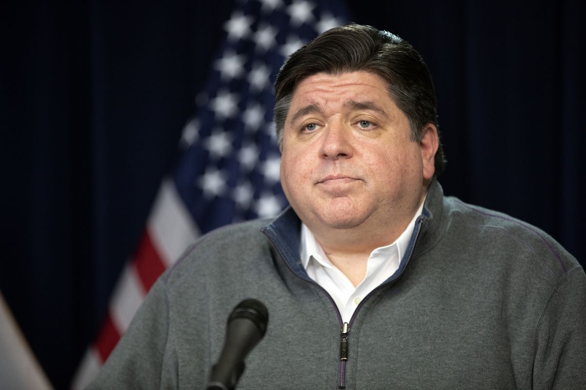 Illinois Gov. Pritzker on COVID-19 fight: ‘We’re going it
alone, as the White House has left all the states to do’ 1 Illinois Gov. Pritzker on COVID-19 fight: ‘We’re going it
alone, as the White House has left all the states to do’ 1