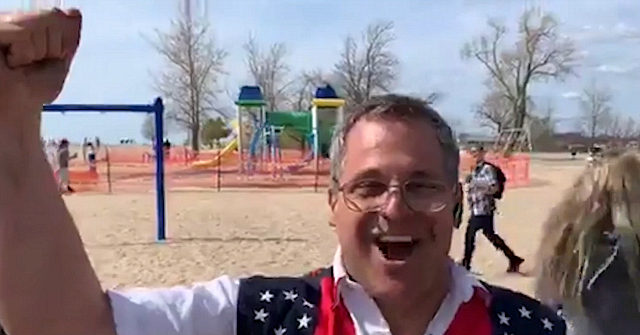 Michigan Protester: Democrats Now Believe 'Walls Do Work'
with Quarantine Orders 1