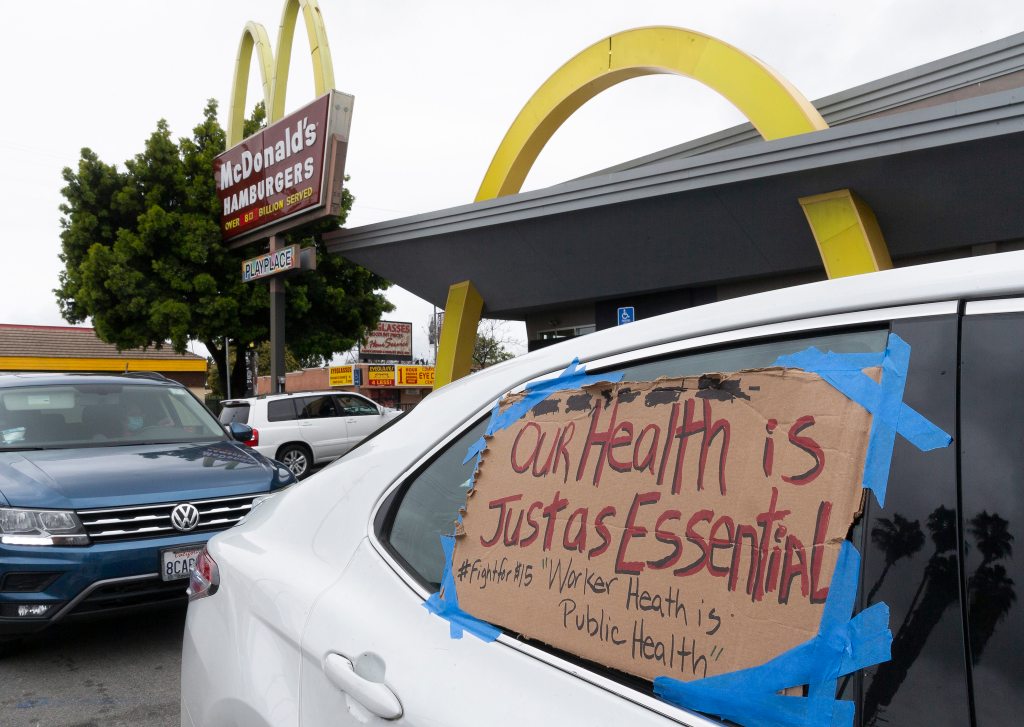 McDonald’s workers in LA, San Jose allege unsafe work
conditions amid COVID-19 pandemic 1
