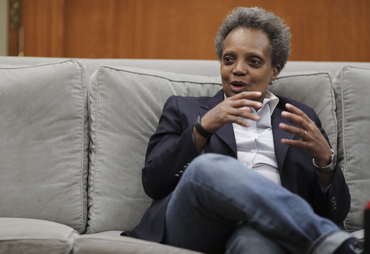Mayor Lori Lightfoot’s first year in office was filled with
big moments and tough decisions. Then the coronavirus ‘changed
everything.’ 1 Mayor Lori Lightfoot’s first year in office was filled with
big moments and tough decisions. Then the coronavirus ‘changed
everything.’ 1