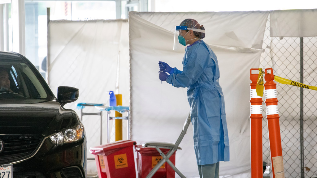 Coronavirus testing site at Alameda County fairgrounds to
relocate 1