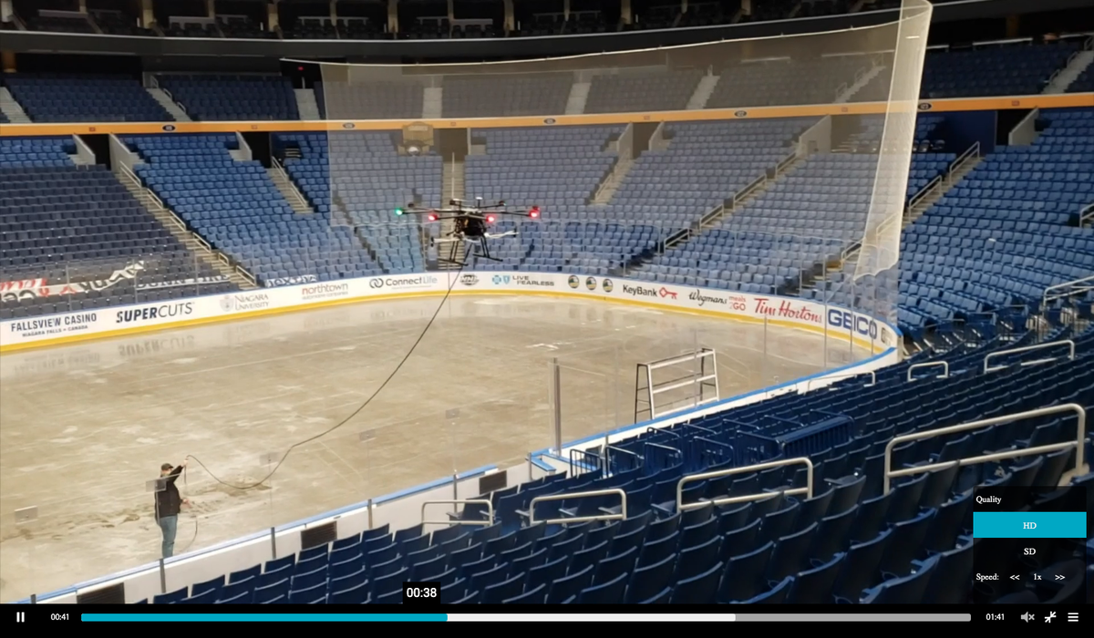 EagleHawk creates disinfectant-spraying drones to kill
coronavirus in stadiums 1
