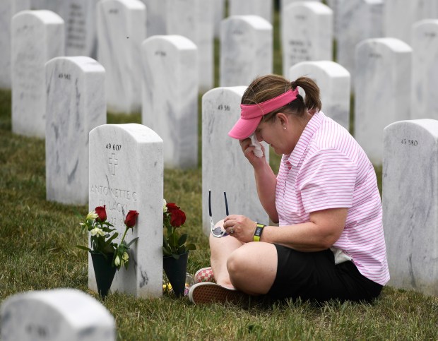 Memorial Day’s sea of flags will be missing from national
cemeteries because of coronavirus 1