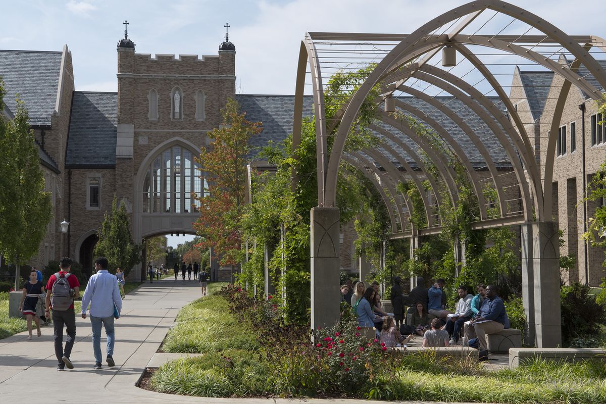 Fearful of a winter coronavirus resurgence, colleges
including Notre Dame and Marquette will start fall classes early
and shorten breaks 1