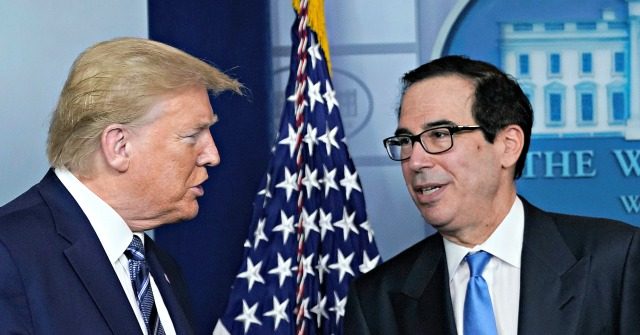 Steven Mnuchin Unveils Trump Debit Card to Get Coronavirus
Rescue Funds to Americans 1