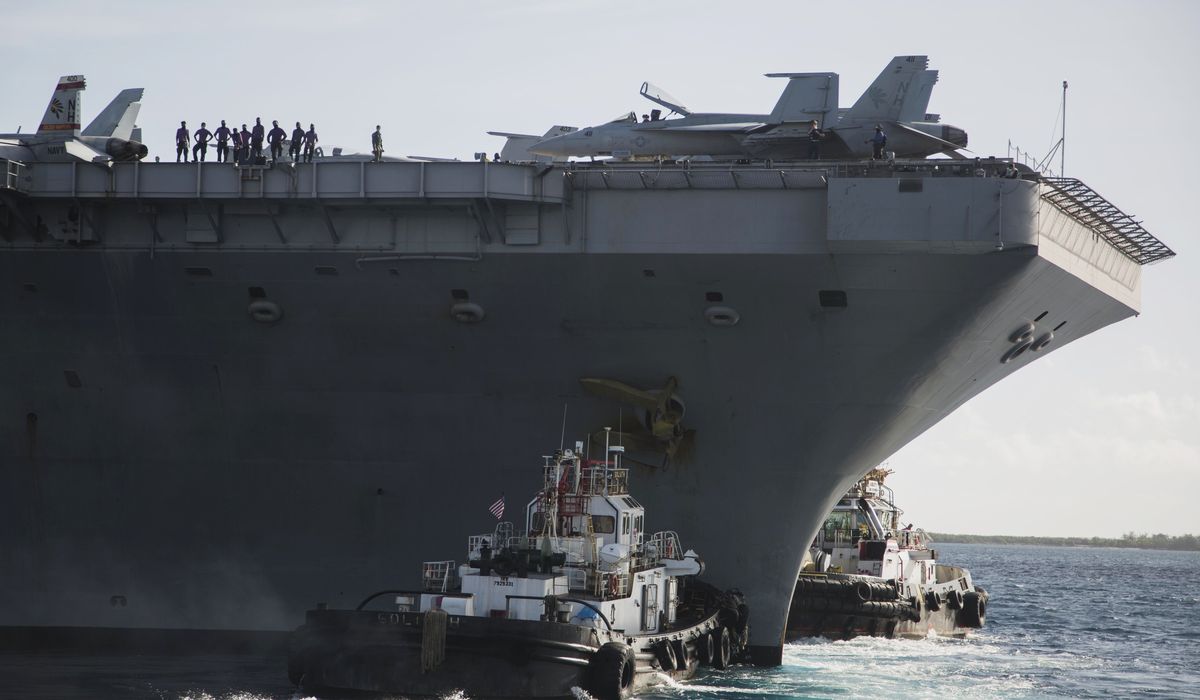 USS Theodore Roosevelt returns to sea after coronavirus
outbreak 1