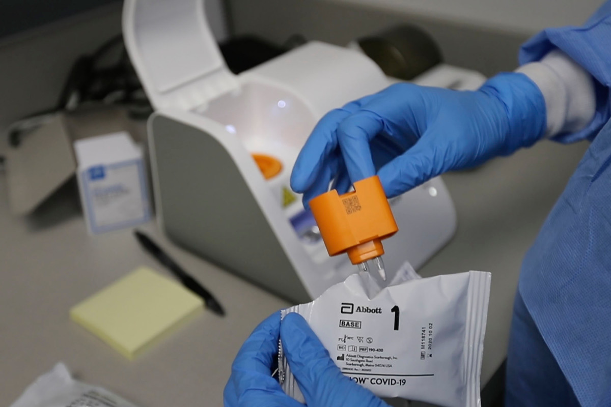 Abbott’s coronavirus test misses nearly 50 percent of
positive cases: study 1