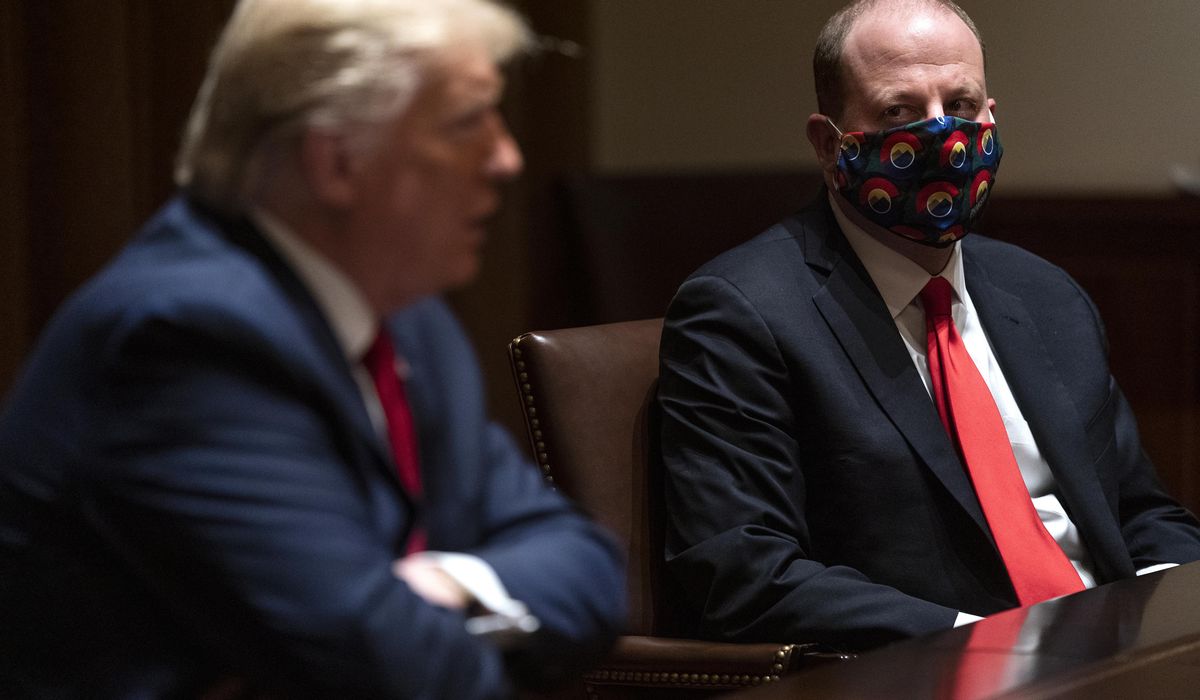 Polis meets with Trump to secure coronavirus
supplies 1