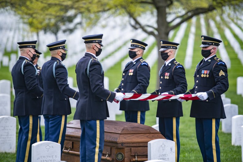 Nearly 1,000 Funerals at Arlington Have Been Canceled
Because of Coronavirus 1