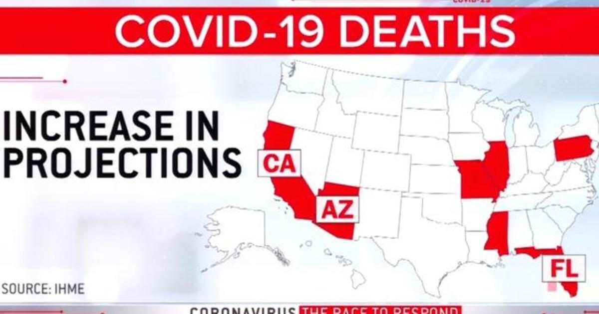 COVID-19 model shows deaths increasing as restrictions are
lifted 1