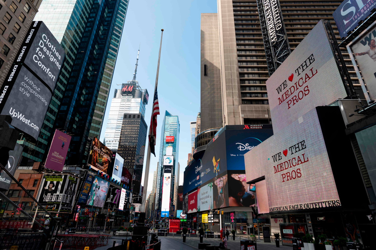 NY coronavirus death toll hits lowest point since
March 1