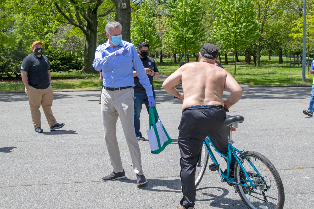 NYC’s daily coronavirus indicators show ‘mixed bag’: De
Blasio 1