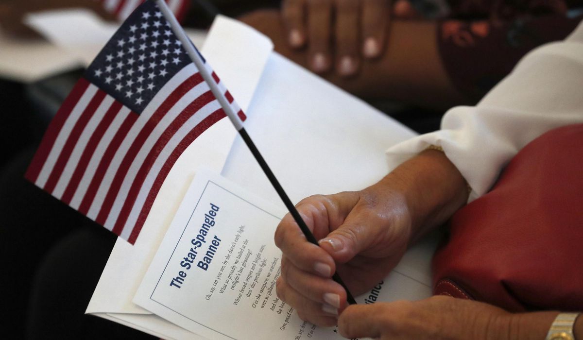 DHS to relax coronavirus rules, start swearing in new
citizens again 1
