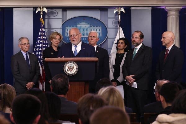 Coronavirus Live Updates: 3 Top U.S. Health Officials Go
Into Quarantine 1