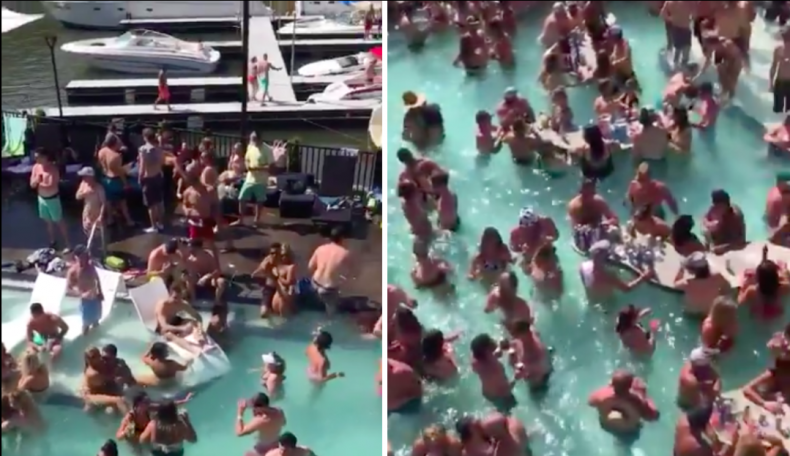 Missouri Mayor Laments 'No Way to Control' Crowded Pool
Party Amid Coronavirus Pandemic 1