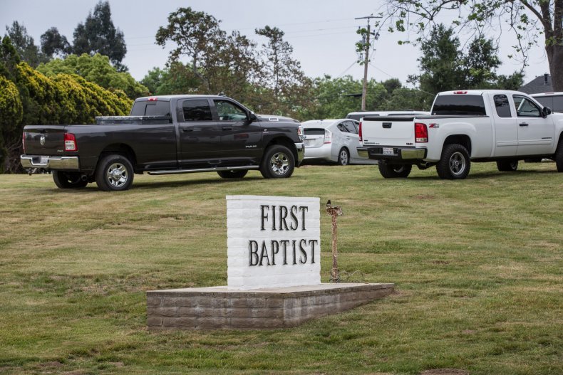 California Pastor Tests Positive for Coronavirus After
Live-Streaming Church Service With Singing Against County Health
Order 1