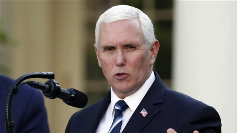 Pence putting 'a little distance' after staffer tests
positive for COVID-19 1
