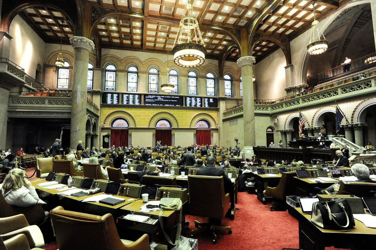Lawmakers pass coronavirus-related bills during remote
session in Albany 1