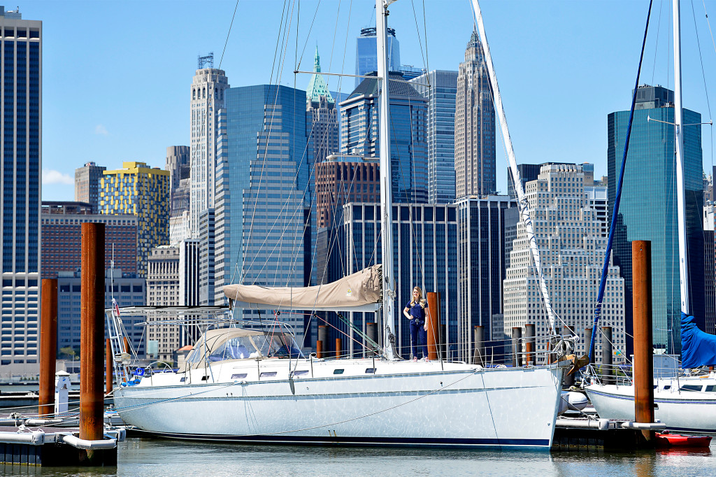 Nurse sails from Virginia to NYC to fight coronavirus
— and lives on boat in East River 1