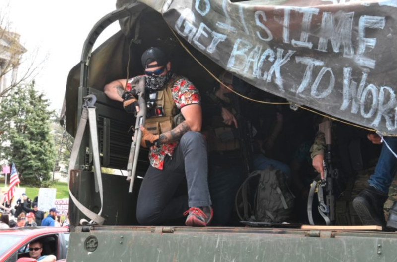 Anti-Lockdown Protesters Could Become Violent If US Revives
Quarantine Measures, DHS Warns 1
