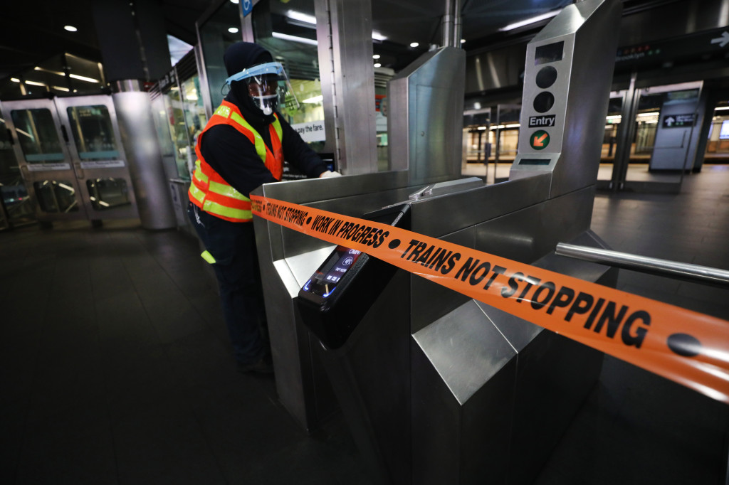 Coronavirus: NYC’s subway shut overnight, first time in
history 1
