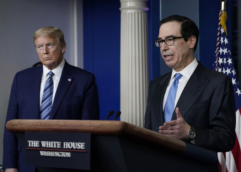 As Tesla Threatens to Leave California Over Coronavirus
Restrictions, Treasury Secretary Implores State to Do 'Whatever It
Needs' to Reopen 1