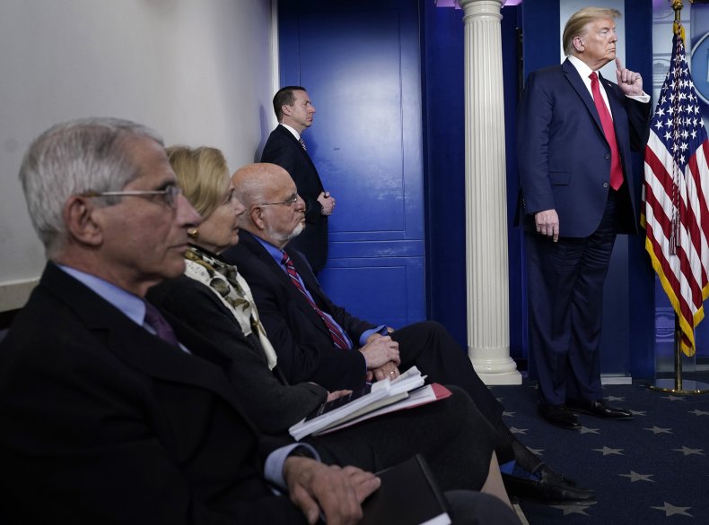 Trump Says Task Force Will Remain 'Indefinitely' After
Concerns About Scientific Input on Coronavirus 1