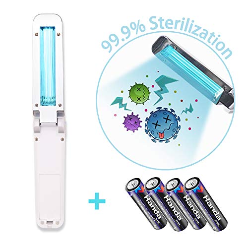 UV-C Light Portable UV Light Wand, Ultraviolet Light Travel Wand UV-C, Home Hotel Toilet Car Pet Cleaner
