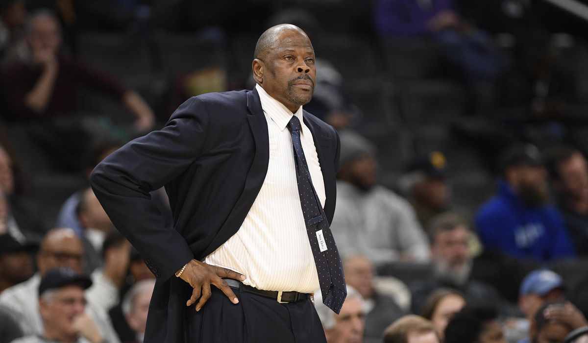 Ewing out of hospital after being treated for
COVID-19 1