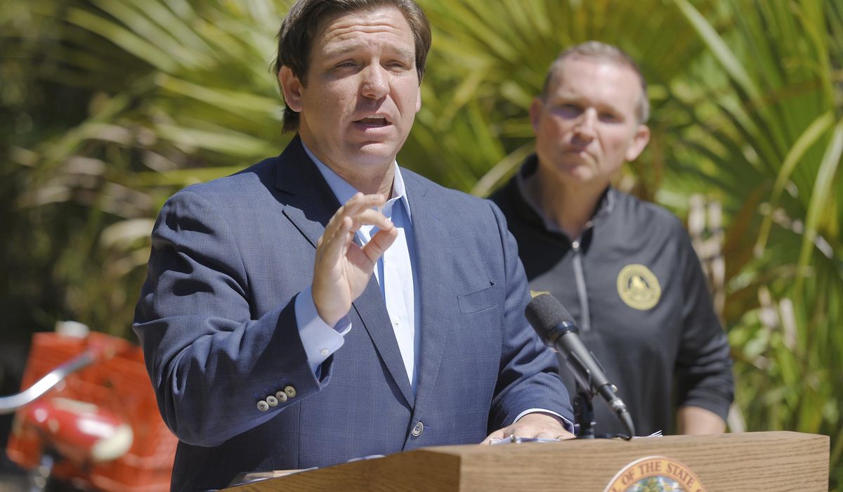 Gov. Ron DeSantis touts progress in Florida on coronavirus
as businesses prepare to reopen 1